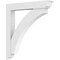Ekena Millwork Standard Thorton Architectural Grade PVC Bracket with Traditional Ends, 3"W x 30"D x 30"H BKTP03X30X30THR01 - alternate 1